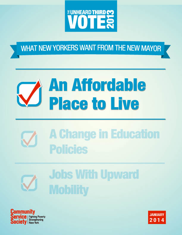 What New Yorkers Want From the New Mayor: An Affordable Place to Live