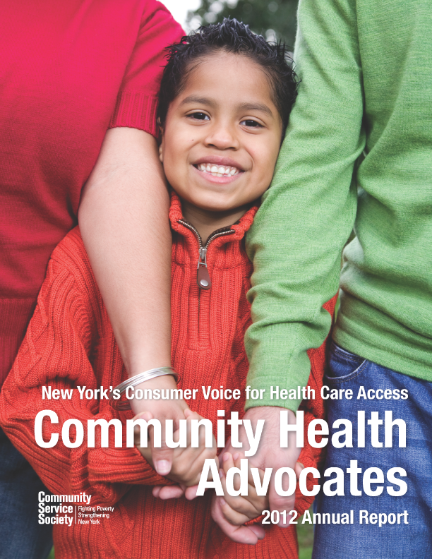 Community Health Advocates 2012 Annual Report