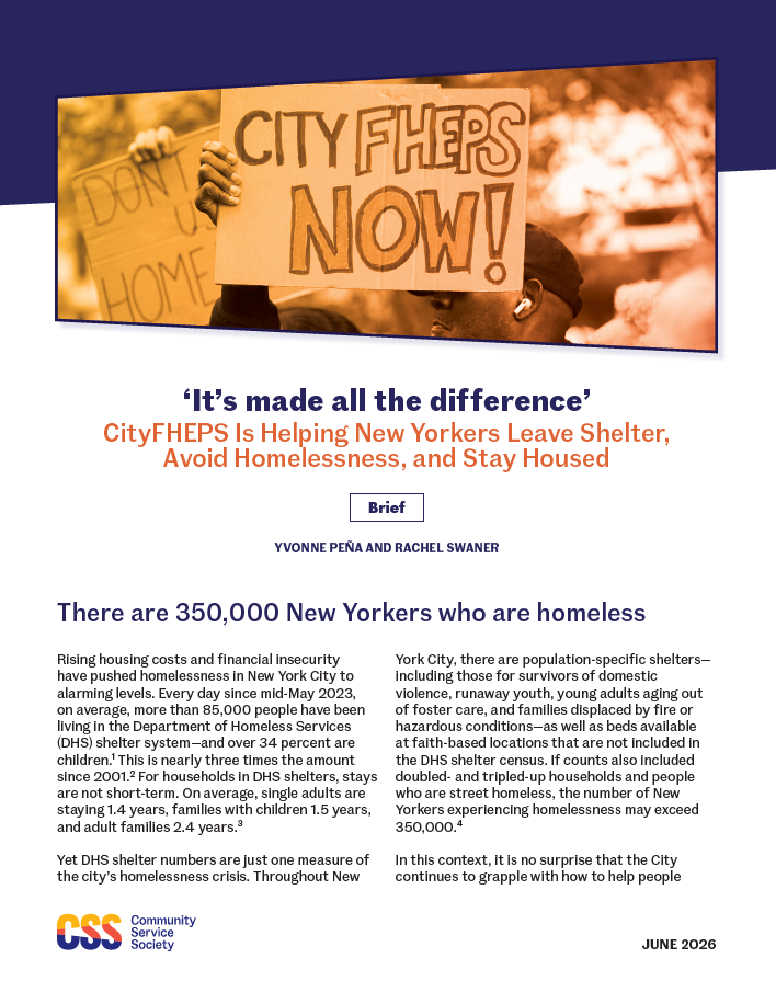 “It’s Made All the Difference”: CityFHEPS Is Helping New Yorkers Leave Shelter, Avoid Homelessness, and Stay Housed