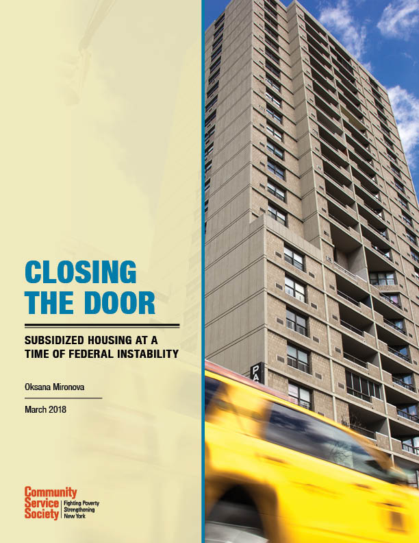 Closing the Door: Subsidized housing at a time of federal instability