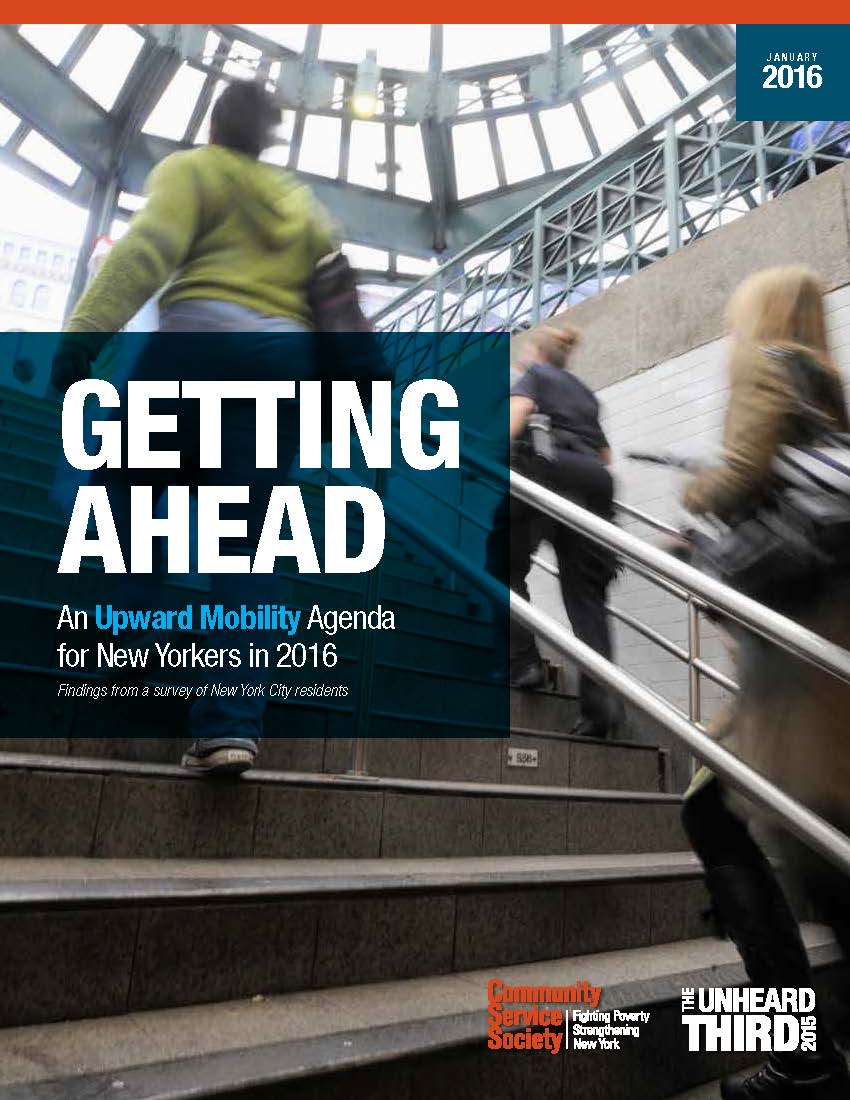 Getting Ahead: An Upward Mobility Agenda for New Yorkers in 2016
