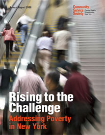 Rising to the Challenge, Addressing Poverty in New York: 2008 Annual Report