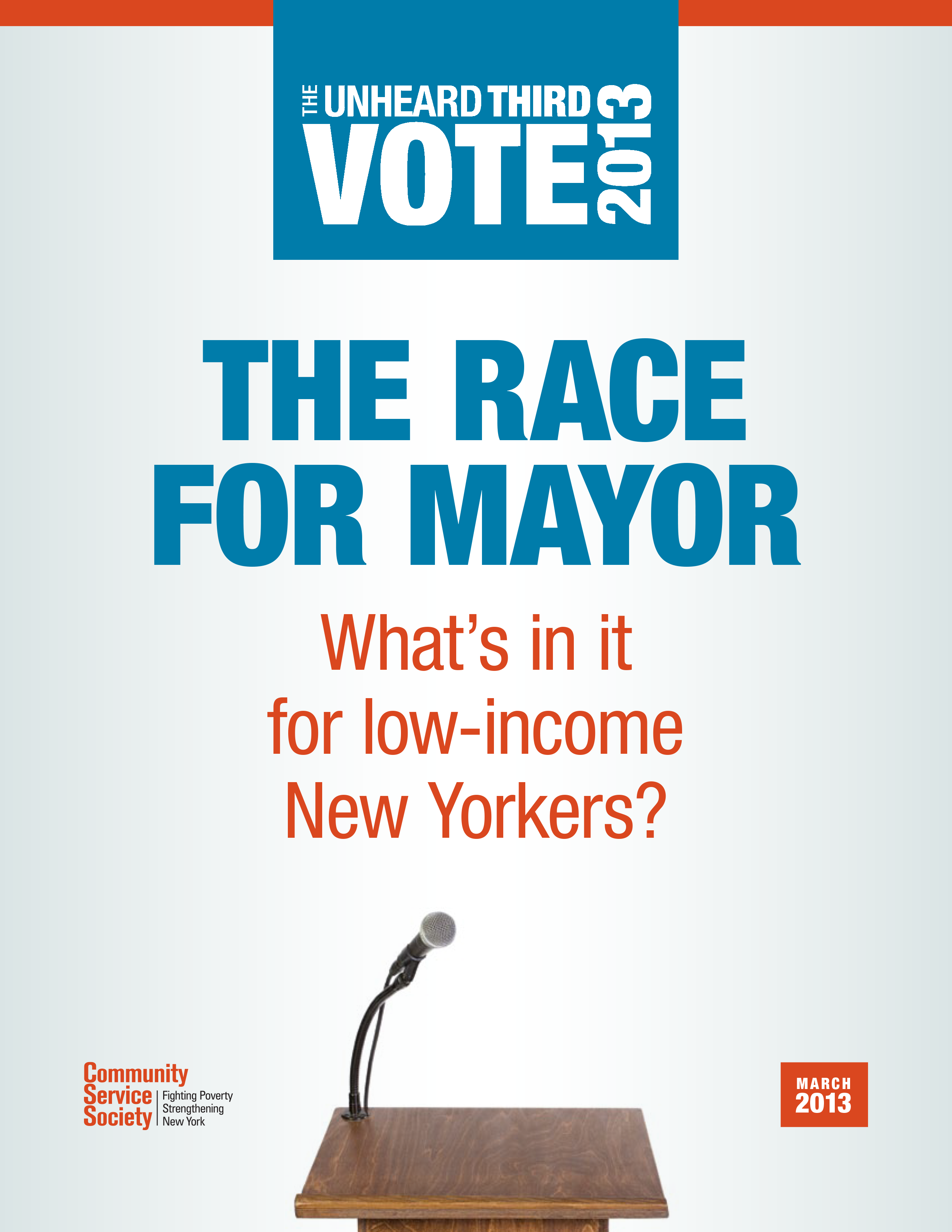 The Race for Mayor: What’s in it for low-income New Yorkers?