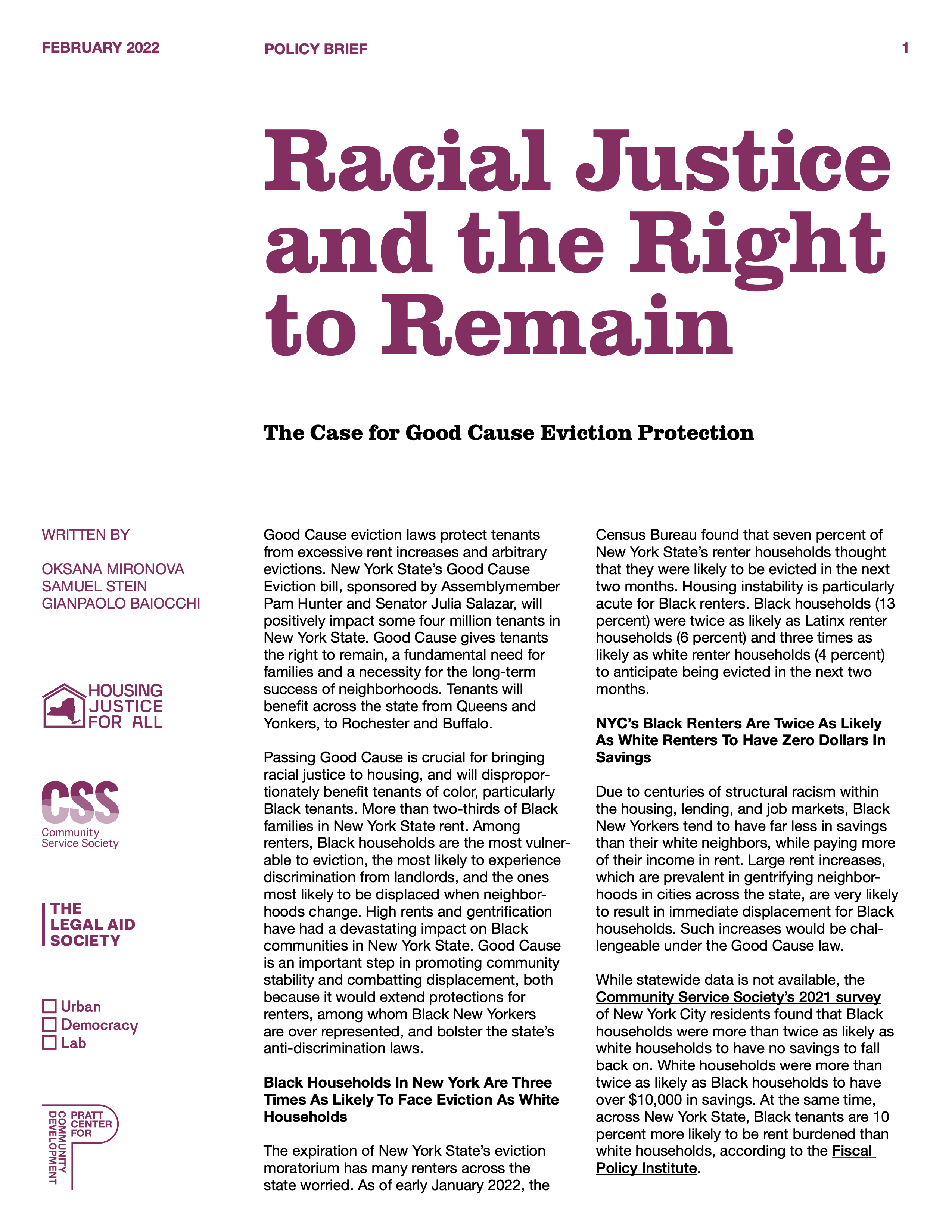 Racial Justice and the Right to Remain
