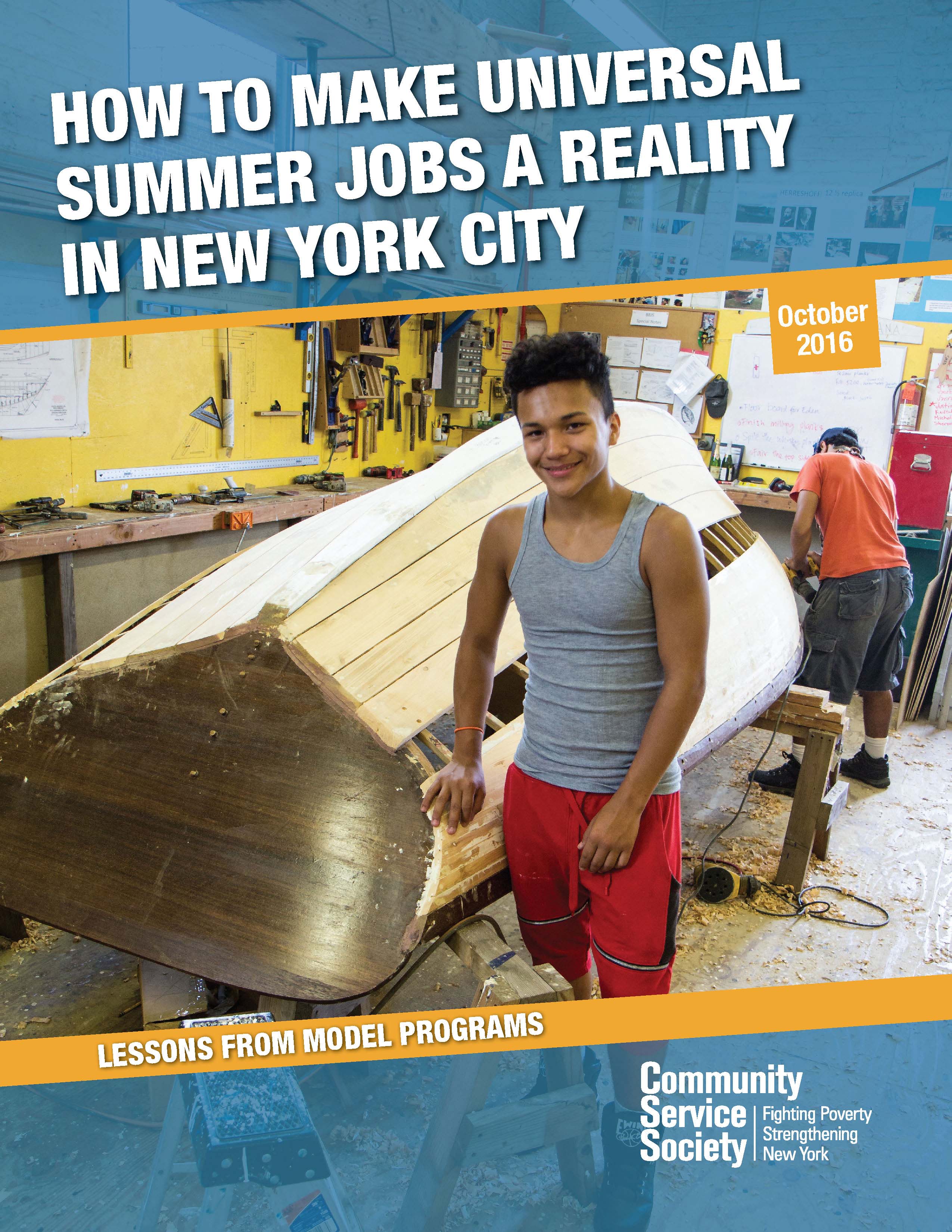 How to Make Universal Summer Jobs a Reality in New York City: Lessons from Model Programs