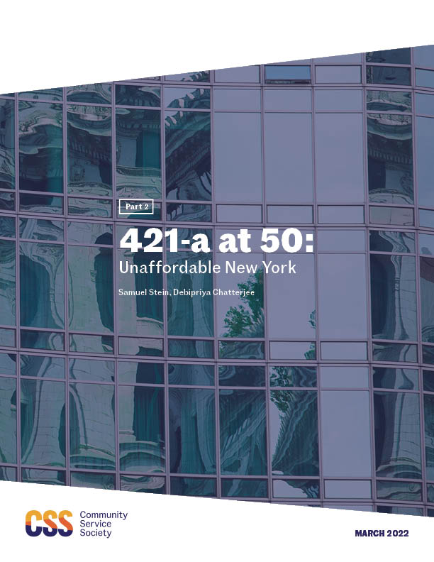 421-a at 50: Unaffordable New York
