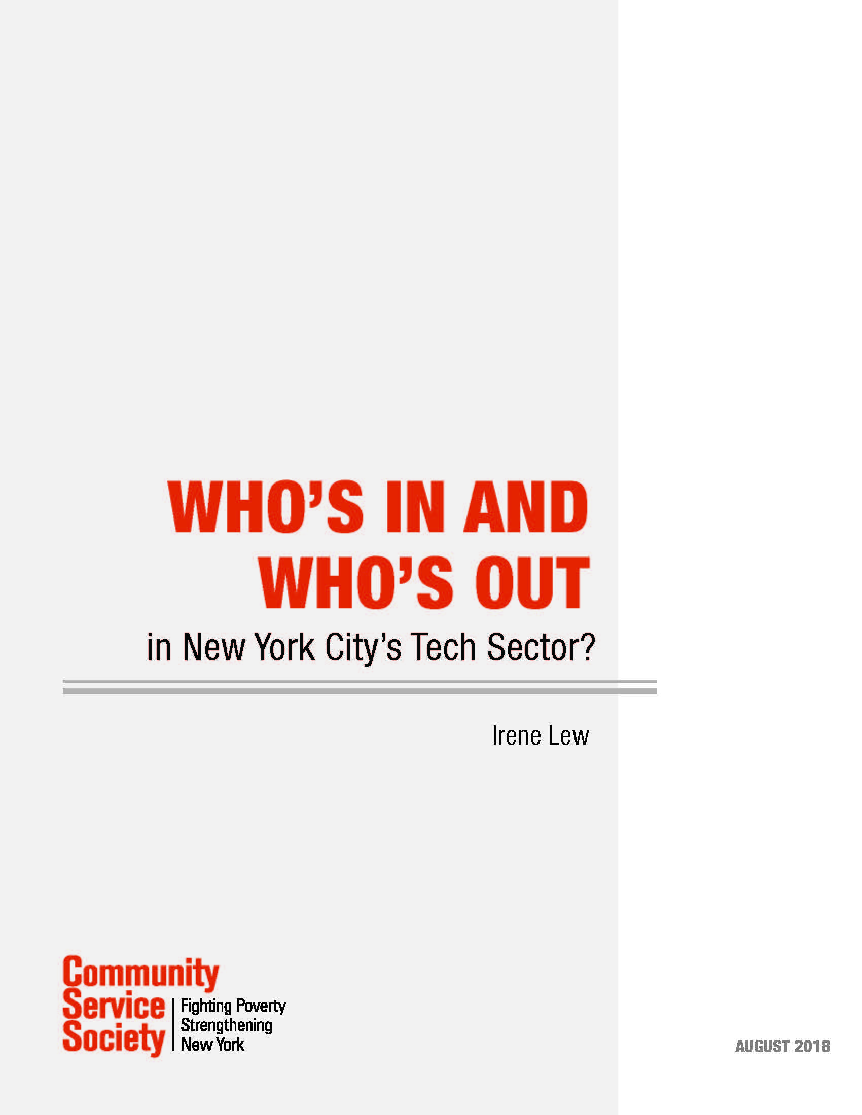 Who’s in and Who’s out in New York City’s Tech Sector?