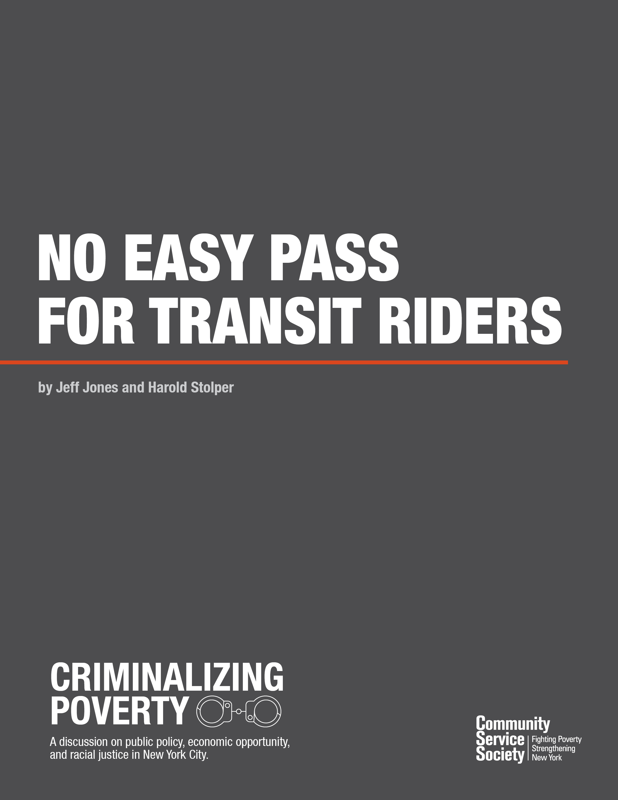 No Easy Pass for Transit Riders